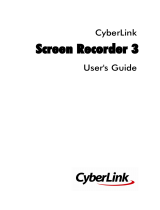 CyberLink Screen Recorder 3.0 User guide