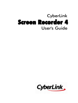 CyberLink Screen Recorder 4.0 User guide