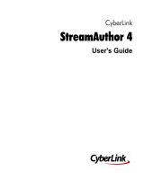 CyberLink StreamAuthor 4 Owner's manual