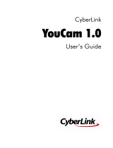 CyberLink YouCam 1.0 Owner's manual