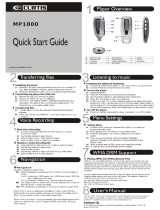 Curtis MP MP 1000 Quick start guide