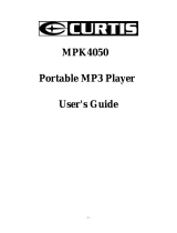 Curtis MPK2050 User manual