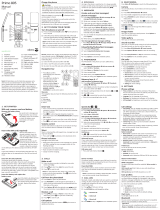 Doro Primo 805 Operating instructions