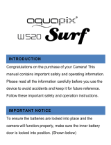 Aqua AquaPix W520 Surf User manual