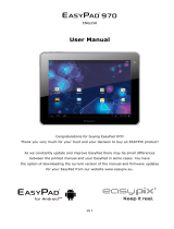 Easypix EasyPad 970 Satellite 4.0 User manual