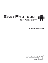 Easypix EasyPad 1000 User guide