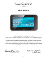 Easypix SmartPad EP750 User manual