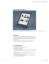 Energy System eReader Screenlight HD User manual