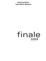 FinaleFinale 2009 Macintosh