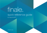 MakeMusic Finale v2.6 Macintosh Reference guide