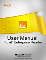 Foxit Enterprise Reader 6.0 User manual