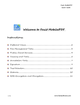 Foxit MobilePDF User guide