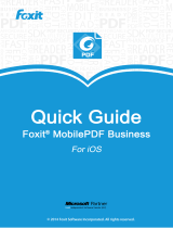 Foxit MobilePDF Business for iOS User guide