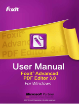 FoxitAdvanced PDF Editor 3.0 for Windows