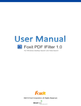 FoxitPDF IFilter 1.0 for Windows Desktop Search and Vista Search
