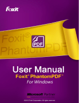 Foxit PhantomPDF 6.0 for Windows User guide