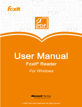 Foxit Reader 6.2 for Windows User manual