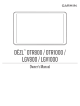 Garmin Dezl OTR-1000 User manual