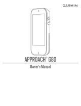 Garmin Approach Approach® G80 User manual