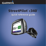 Garmin StreetPilot C340 Reference guide