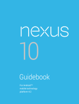 Google Mobile Nexus Series NEXUS 10 User manual