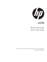 HP AC Series User AC200 Quick start guide