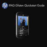 HP iPAQ Glisten Quick start guide