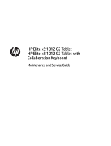 HP Elite Series User Elite x2 1012 G2 User guide