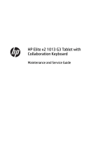 HP Elite Series User Elite x2 1013 G3 User guide
