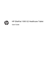 HP ElitePad 1000 G2 Healthcare User manual