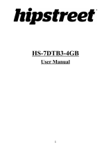 Hipstreet HS-7DTB3 Owner's manual