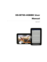 Hip Street HS-M700 4GBBK User manual