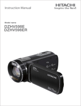 Hitachi DZ-HV598E Owner's manual