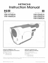 Hitachi VM-H665LA User manual