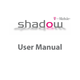 HTC Shadow User manual