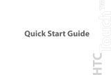 HTC Touch Quick start guide