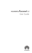 Huawei Ascend D2 Owner's manual