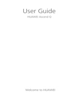 Huawei Ascend Q Owner's manual