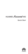 Huawei Ascend W2 Quick start guide