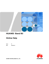 Huawei Band 3 User manual