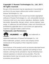 Huawei Mobile Phones User manual