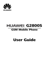 Huawei G2800S Owner's manual