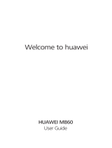 Huawei M860 Owner's manual