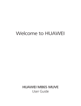 Huawei M865 Cricket Wireless User guide