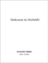 Huawei M886 Cricket Wireless User guide