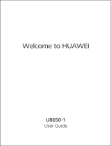Huawei U8650-1 Sonic Owner's manual