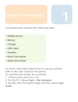 Huawei U8220 Quick start guide