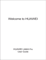 Huawei U8800 Pro User guide