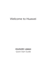 Huawei U8860 Quick start guide