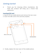 Infinix Hot 4 Operating instructions